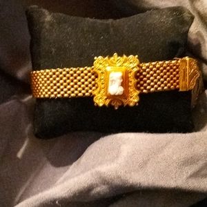 Early victorian slide bracelet stamped Sept 1872